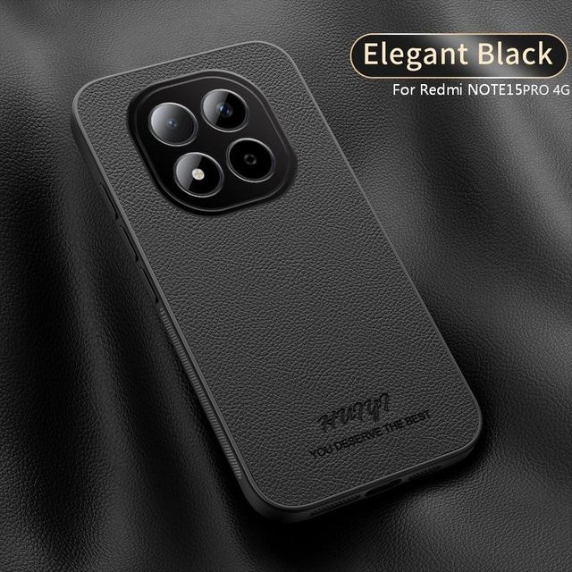 Magnetische Business Leder Handyhülle mit weichem Rahmen für Xiaomi Redmi Note 15 4G und Redmi Note 15 Pro 4G - Bild 1