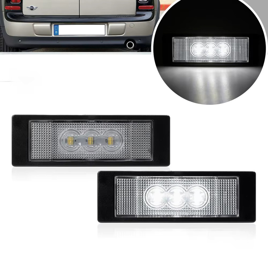 LED Nummernschildbeleuchtung für Mini Clubman F54 R55 R60 R61 in Schwarz - Bild 1