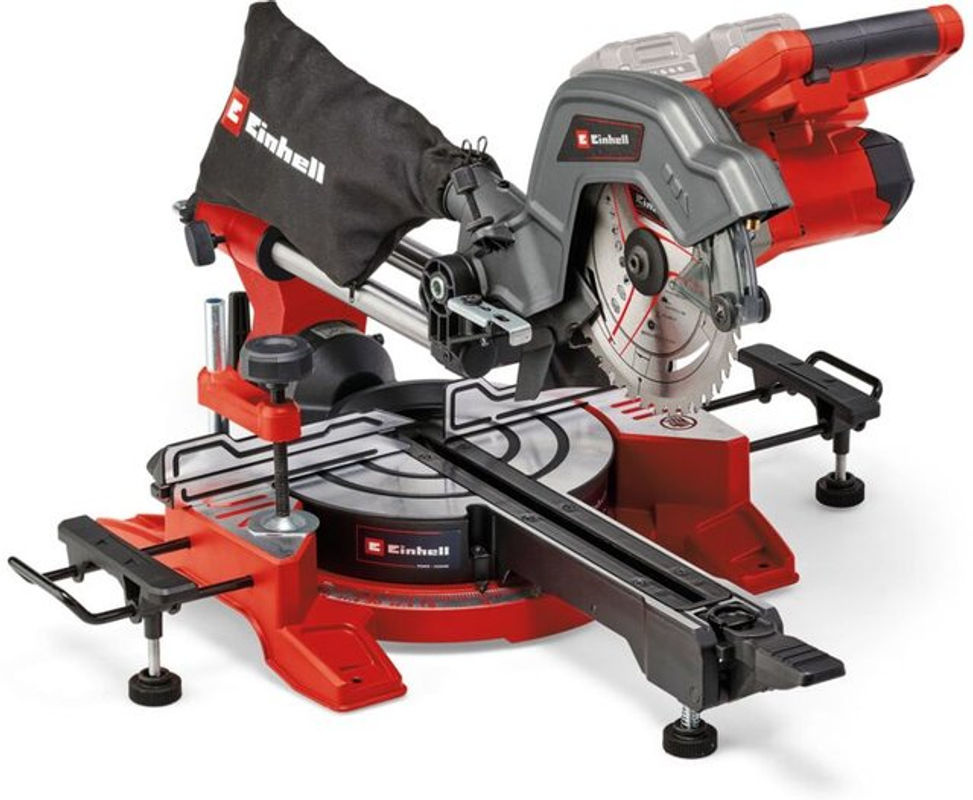 Einhell Power X-Change TE-SM 36/8 L Li-Solo Akku-Kapp- und Gehrungssäge, Rot - Bild 2