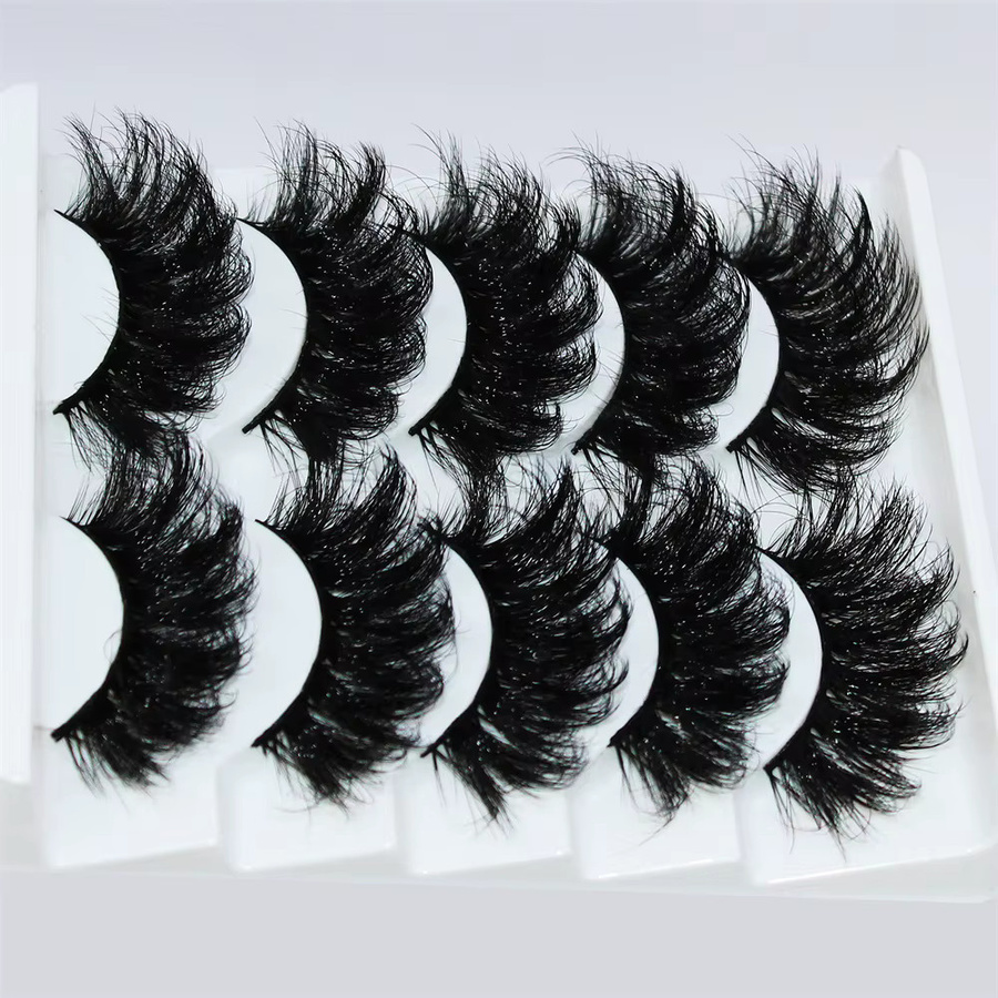 3D Falsche Wimpern, Black, Natürlich, 5 Paare - Bild 5