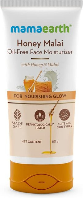 Mamaearth Honey Malai Gesichtscreme mit Hyaluronsäure, 80g - Bild 1