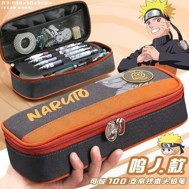 Bandai Naruto Anime Kakashi Federmäppchen für Kinder mit großem Fassungsvermögen - Bild 1