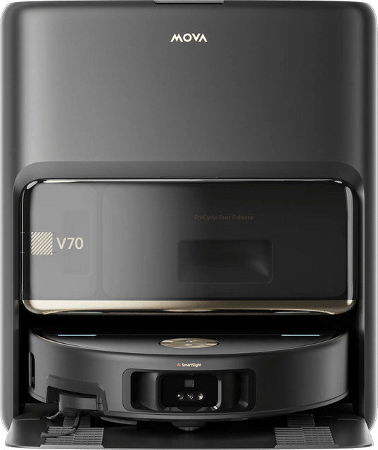 Mova V70 Ultra Complete Saugroboter mit Selbstreinigungsstation in Schwarz - Bild 1