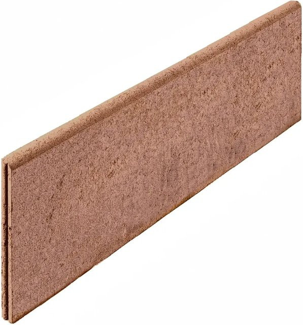 Rasenkantenstein Beton Braun abgerundet B: 100 cm, H: 30 cm, T: 5 cm - Bild 1