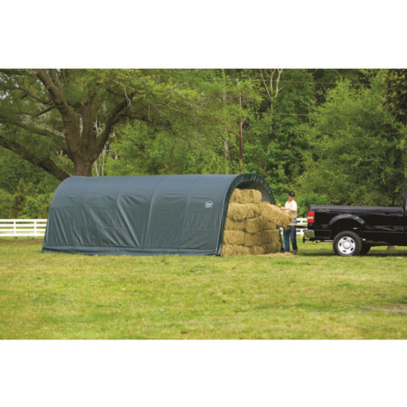Shelter Logic Weidezelt Run-In-Shed Weideunterstand, Farbe: Grün, B/T/H: 610 x 370 x 250 cm - Bild 5
