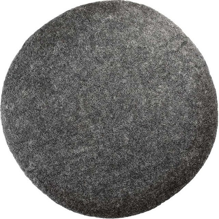 Cilio Sitzkissen LANA aus Wolle, Anthrazit, Durchmesser: 35,5 cm