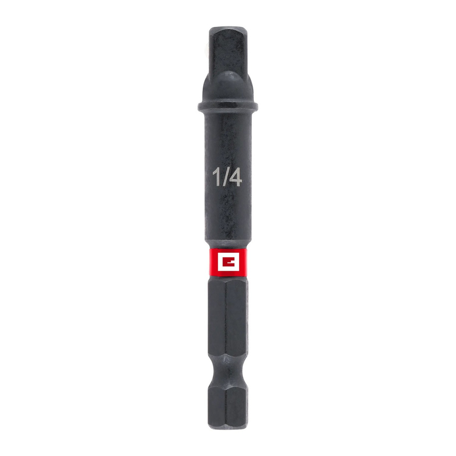 Einhell Steckschlüssel-Adapter Impact 6 mm (1/4 Zoll) in Schwarz aus Edelstahl - Bild 2