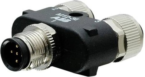 ABB 2TLA020055R0200 Sensor-Aktor-Steckverbinder Buchse in Schwarz - Bild 1