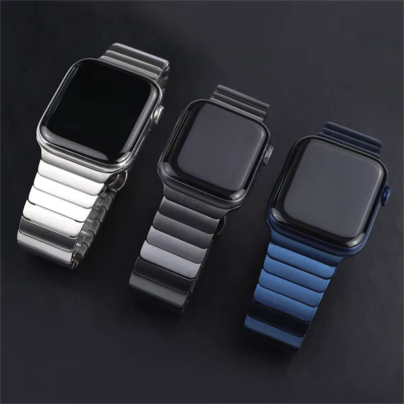 Jansin Uhrenarmband Edelstahl, Schwarz, Unisex - Bild 1