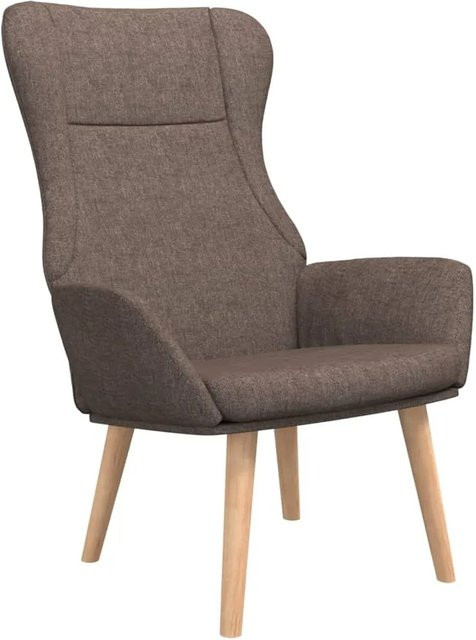 vidaXL Relaxsessel Modell 35 in Taupe aus Stoff mit Armlehnen - Bild 1