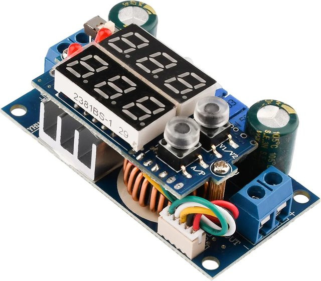 MPPT Solar Panel Controller DC 6-36V 5A Digitaler LED Laderegler CC CV Spannungsregler Step Down Modul in Blau - Bild 1