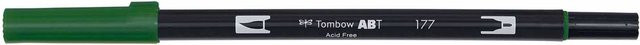 Tombow ABT Dual Brush Pen in Dark Jade 177, Grün - Bild 1