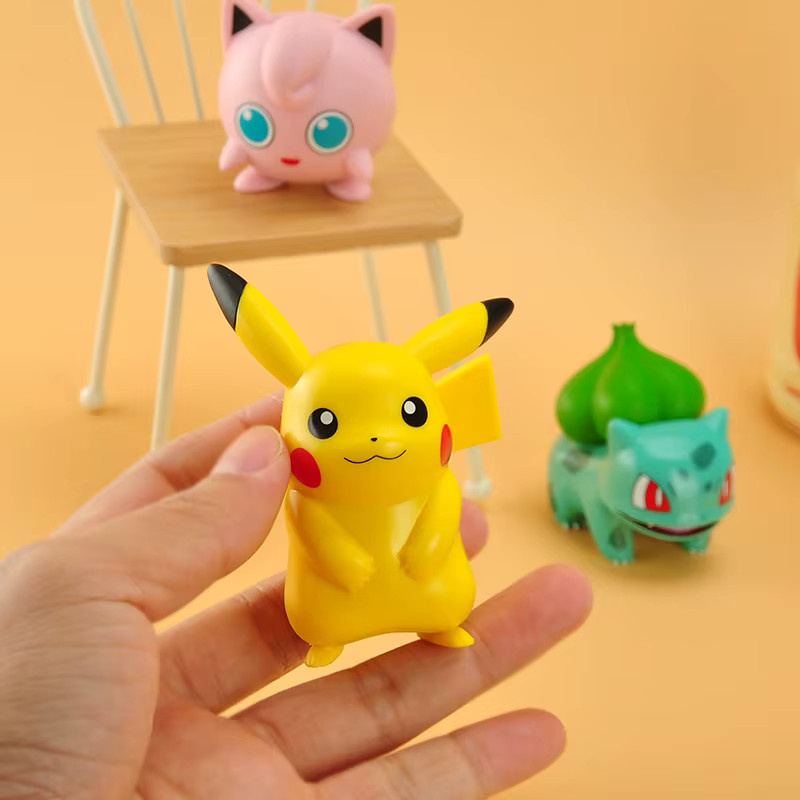 TAKARA TOMY Pokémon Pikachu Charmander Squirtle Bulbasaur Psyduck, Actionfigur, ab 14 Jahren - Bild 2