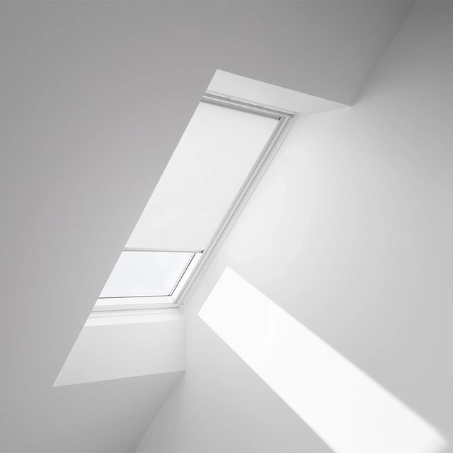 Velux Sichtschutzrollo RFL F08 1028S manuell in Weiß aus semi-transparentem Polyester - Bild 1