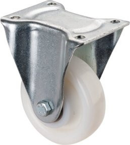 BS Schwerlastrolle L610.B15.127 aus Kunststoff in Weiß - Bild 1