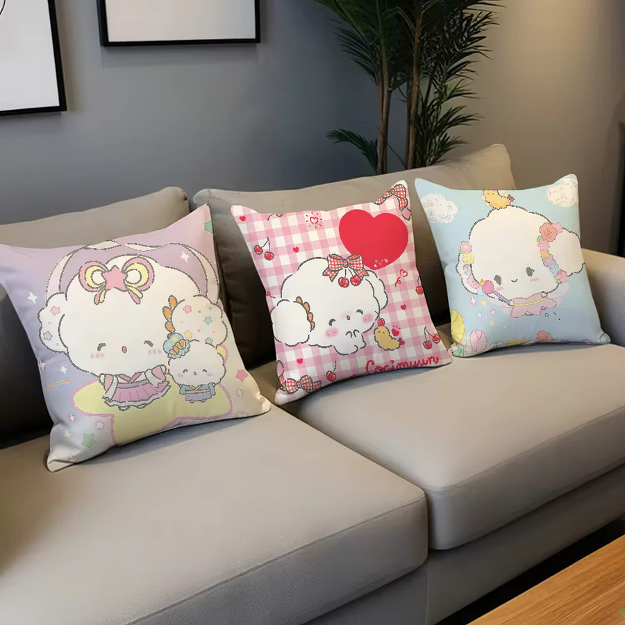 Sanrio C-Cogimyun Kissenbezug mit niedlichem Cartoon-Design für Sofa und Wohnzimmer - Bild 4