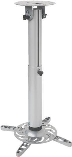 Techly Profi Deckenhalterung für Beamer, ausziehbar, Silber, Modell ICA-PM-104M - Bild 1