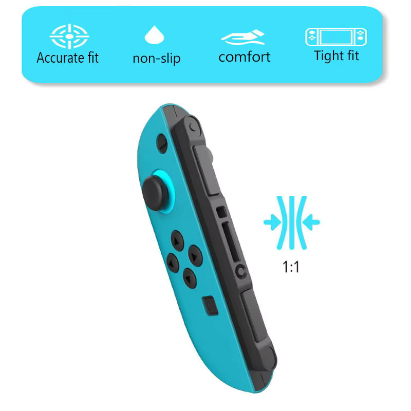 Nintendo Switch 2 Joycon Silikonhülle Griff als Schutzhülle und Zubehör - Bild 2