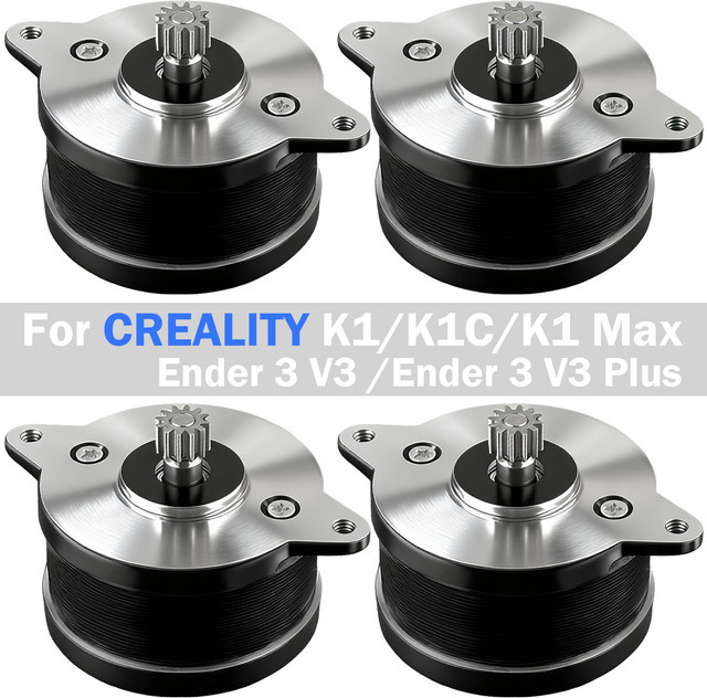 BEGRINT 3D-Drucker Schrittmotor mit 12 Zähnen und 1,8 Grad, silbernes Getriebe für Ender-3 V3, K1 Max, K1 und K1C Extruder - Bild 1