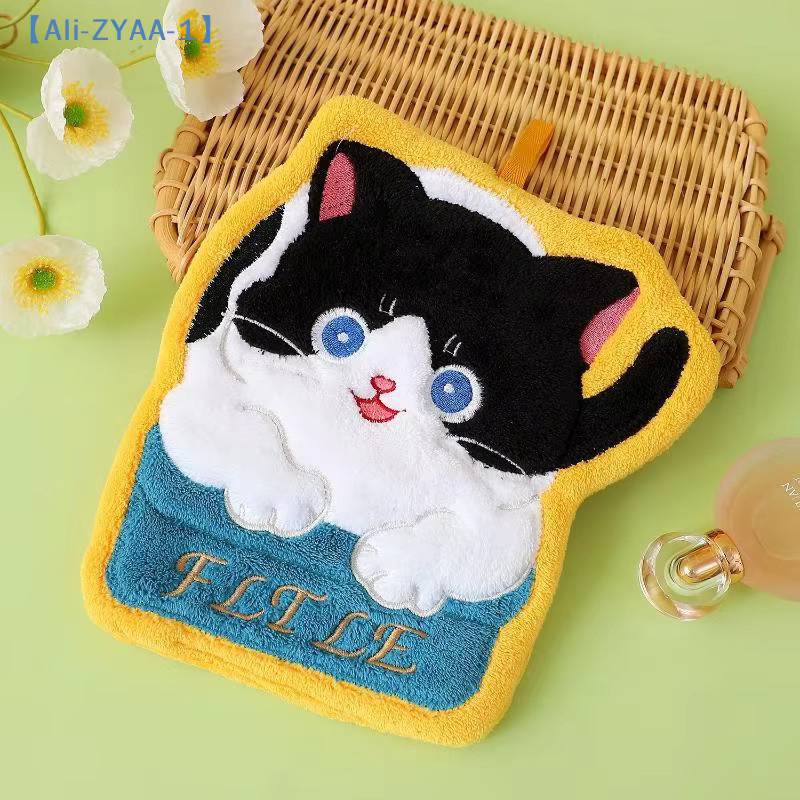 Saugfähiges JETTING Handtuch aus Korallen-Samt mit Katzen-Motiv, Mehrfarbiges Reinigungstuch für Küche und Badezimmer - Bild 3