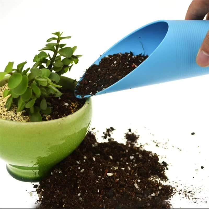 Grüne Kunststoff-Pflanzschaufel für Gartenarbeit und Bonsai-Pflege - Bild 2