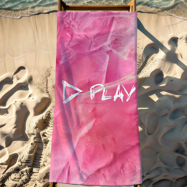 Singer E-Ed Sheeran Play Towel sandfreies Strandtuch für Sport, Reise und Camping - Bild 1