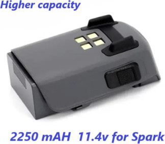DJI Spark Ersatzbatterie mit 2250mAh und 11.4V für eine höhere Kapazität - Bild 1