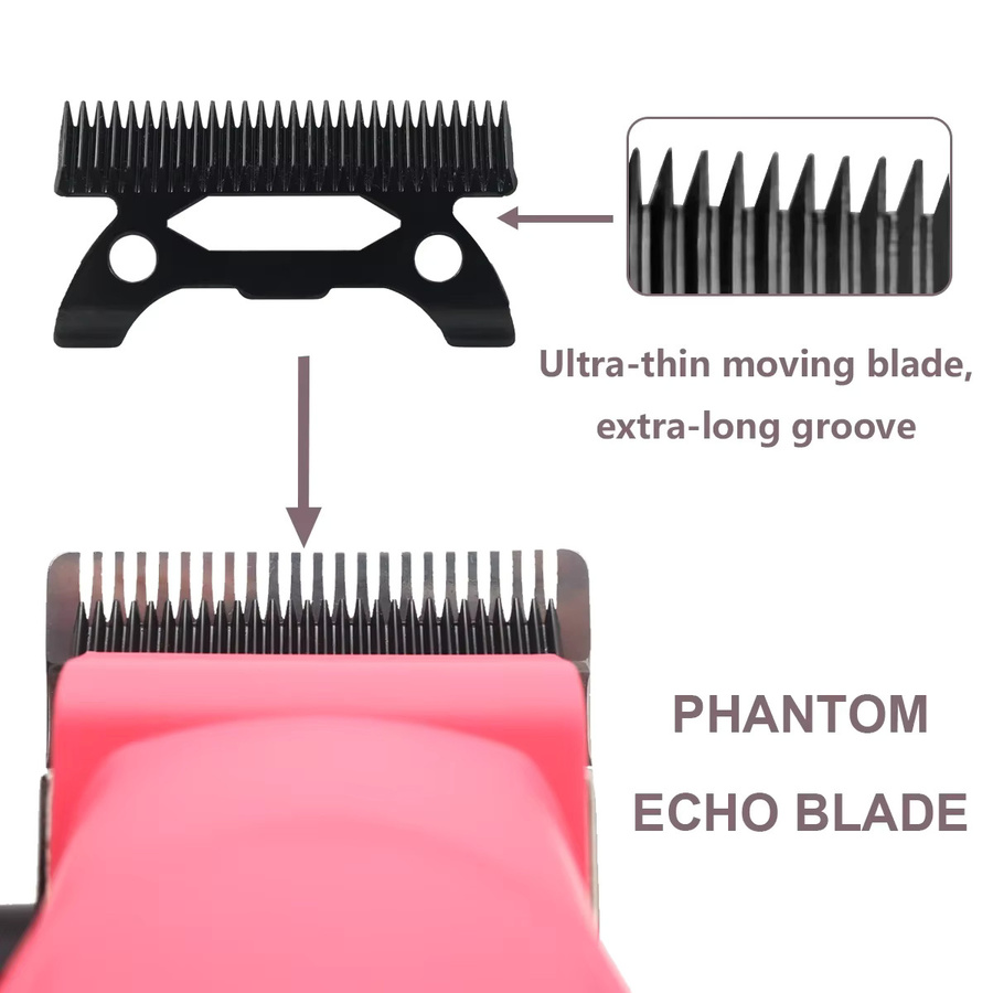 PHANTECHO Moving Blade Ersatzteil für JUCAI JC06 8148 V003 R66 M10 Madeshow Wmark Kulilang VGR Clipper in Schwarz - Bild 3