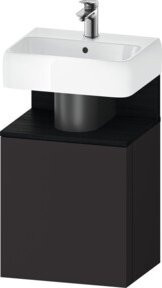 Duravit Waschtischunterschrank Qatego in Schwarz und Grau Matt, B/T/H: 44 x 35 x 64,5 cm - Bild 1