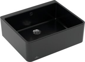 Villeroy & Boch Spülstein Einzelbecken aus Keramik in Black, Breite: 60 cm, Tiefe: 50 cm - Bild 1