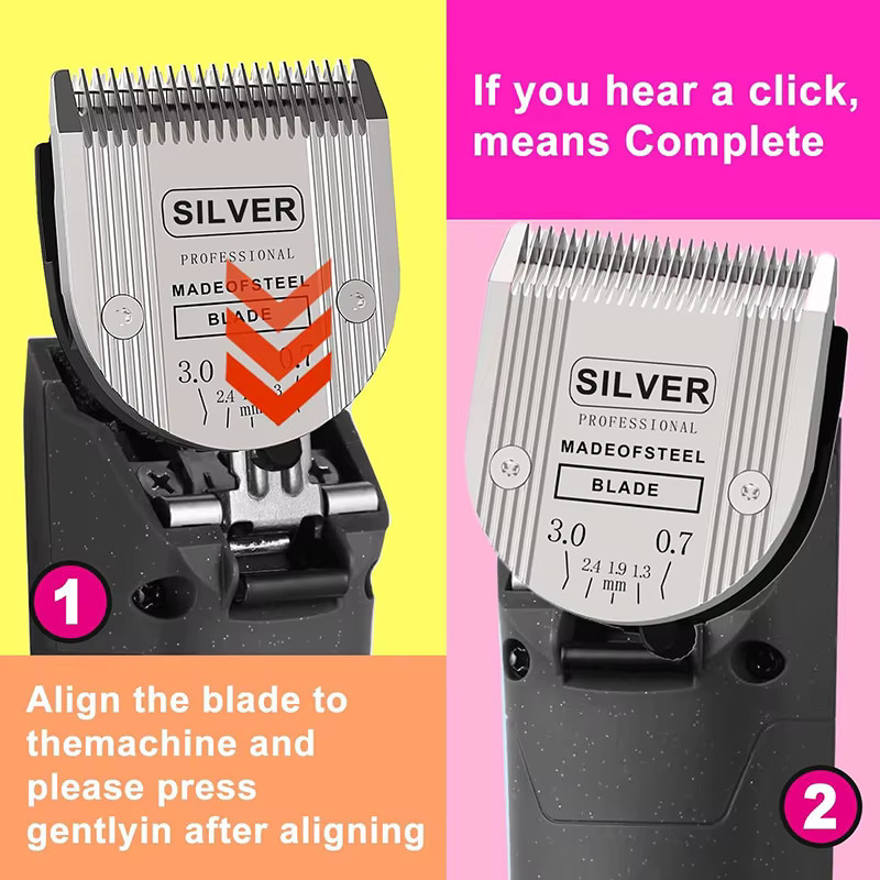 TRAH Tierpflegeklinge 5in1, verstellbar, für Wahl Clipper - Bild 3