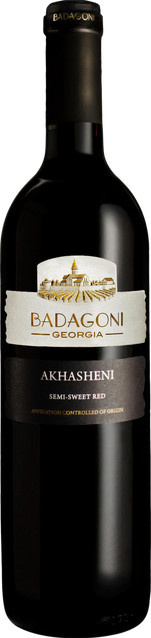 Badagoni Akhasheni Rotwein Saperavi 2024, Kachetien, halbsüß, 0,75 l - Bild 1