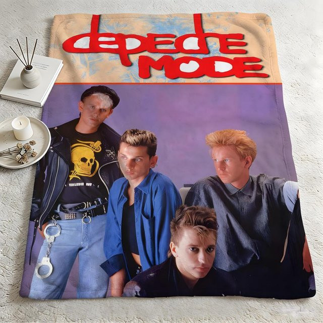 Depeche Mode Flanneldecke Warm und Weich, Mehrfarbig, B x T: 75 x 90 cm - Bild 1