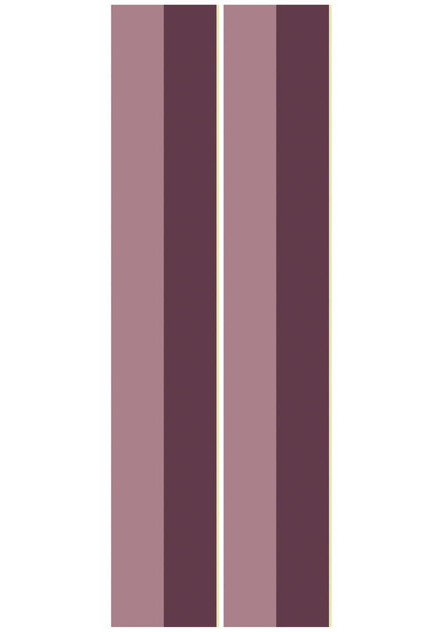 KEK Amsterdam Tapete Bold Stripes 1 Uyterlinde in Multicolour und Purple, Vlies-Tapete mit abstraktem Streifenmuster - Bild 1