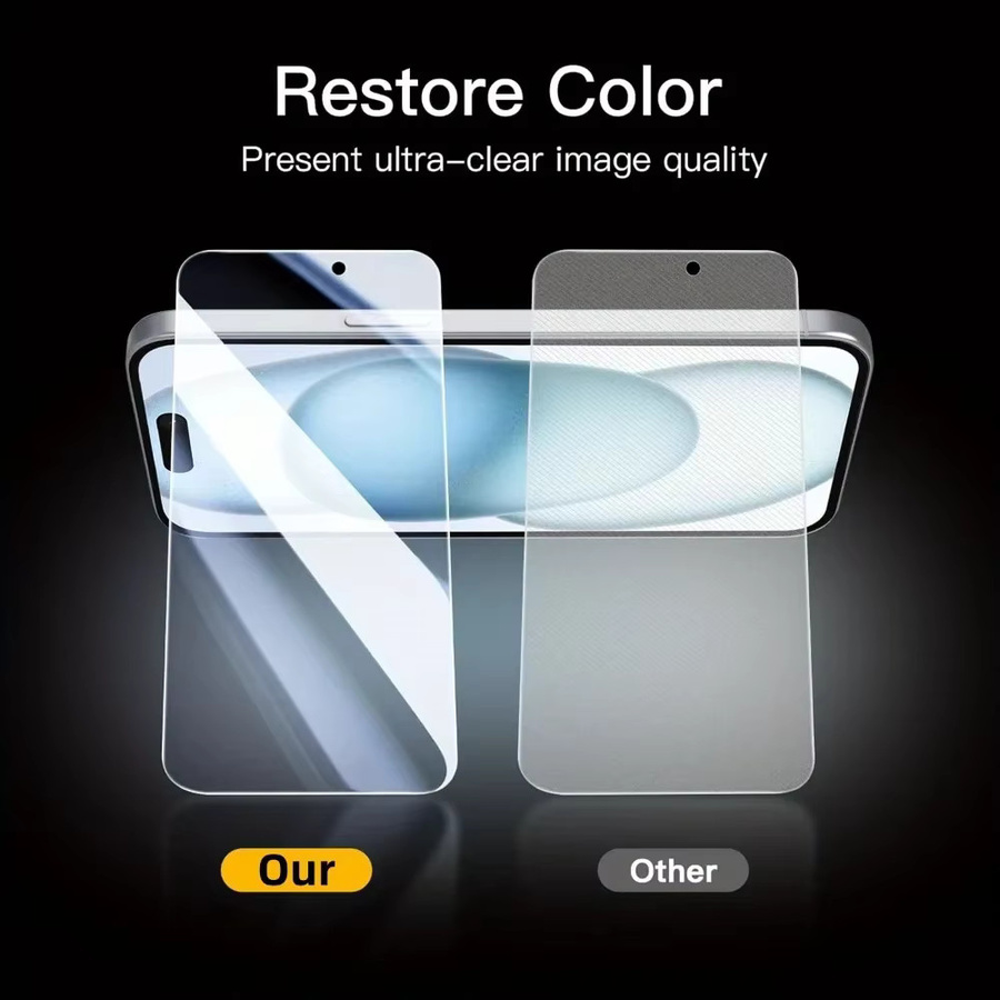 3er-Set DIXSG Panzerglas Display Schutzfolie für iPhone 11 bis iPhone 17 Pro Max, transparent - Bild 4
