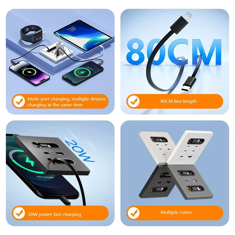 Depo Guye Smart-Steckdose mit USB-C-Anschluss und 20 W Schnellladung - Bild 5