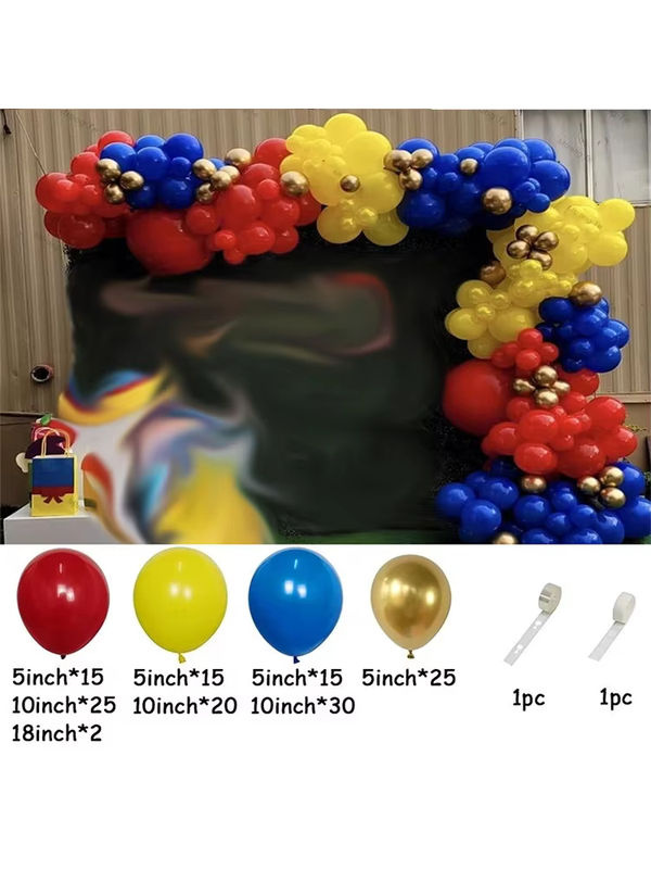 Mtrong Te 150-teiliges Prinzessinnen Party-Ballon-Set in Mehrfarbig für Kindergeburtstage und Babypartys - Bild 3