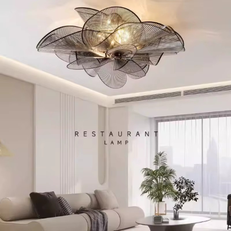 TAONUANSHU LED Pendelleuchte in Schwarz im minimalistischen Design für Wohnzimmer und Esszimmer - Bild 2