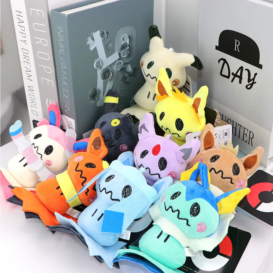 Bandai Pokémon Mimikyu Eevee Plüsch-Schlüsselanhänger, ab 14 Jahren - Bild 4