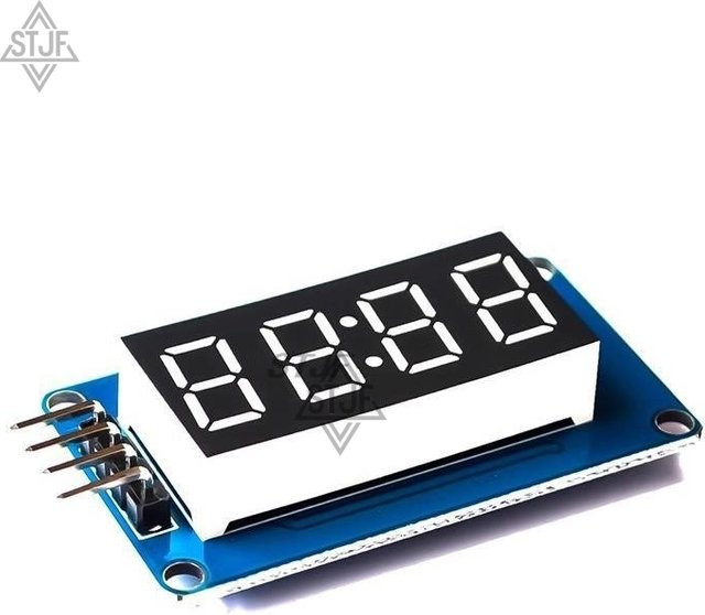 TM1637 LED-Anzeigemodul für Arduino 7-Segment 4-Bit 0,36 Zoll Digital Tube Rot Anode mit serieller Treiberplatine - Bild 1