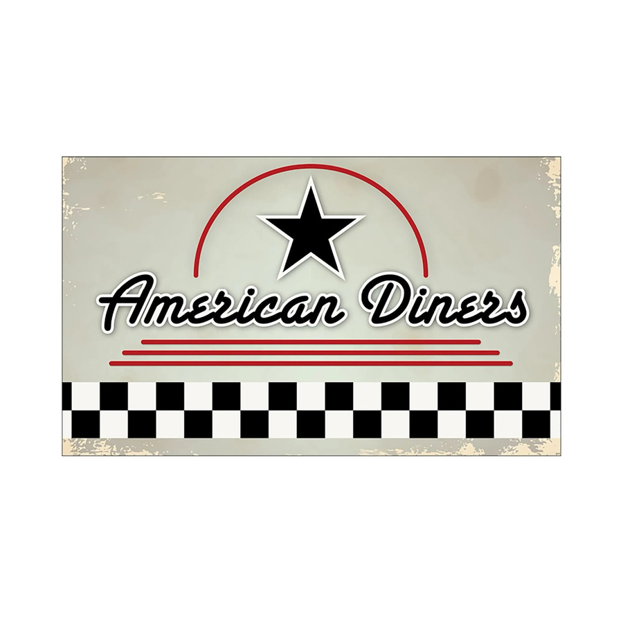 MySpotti Küchenrückwand Profix Cucina American Diners Mehrfarbig B: 100 cm, H: 60 cm - Bild 1