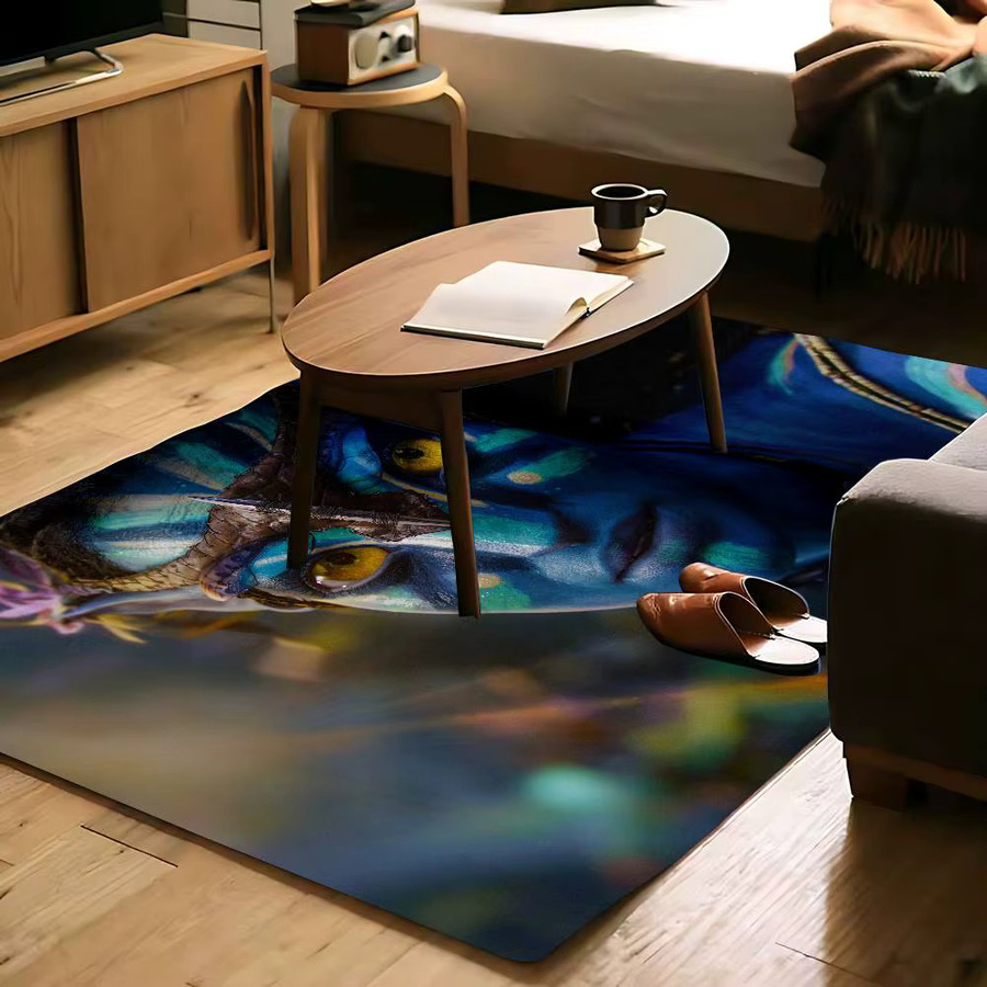 A-Avatar Flanell-Fußmatte mit Muster für Badezimmer, Küche und Eingangsbereich - Bild 3