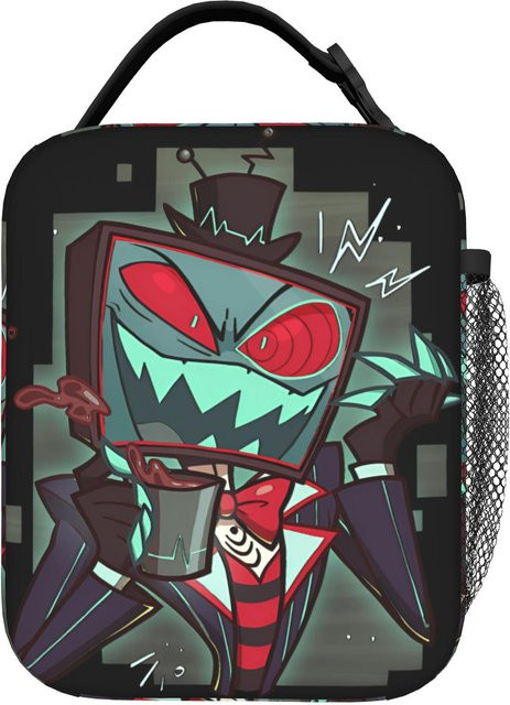 Hazbin Hotel Lunchtasche von Fancy Style Studio, wasserdichte und thermische Kühltasche für Picknick und unterwegs, mehrfarbig - Bild 1