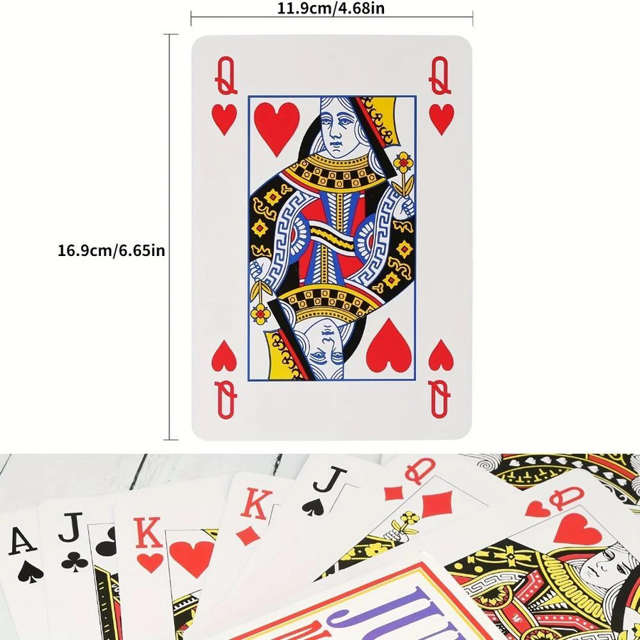 Discover Intime Riesenspielkarten-Sammlung, 54 Karten, Bunt / Mehrfarbig - Bild 2
