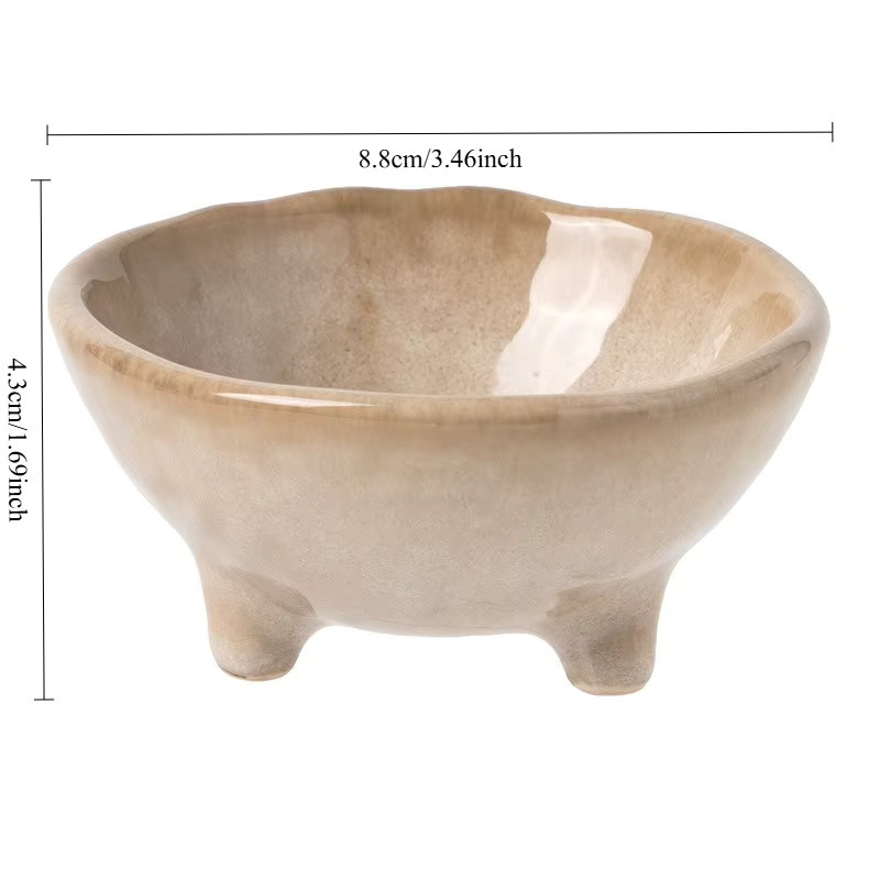 JUSTINLAU Keramik-Dip-Schälchen für Gewürze und Saucen in Grau und Beige - Bild 4