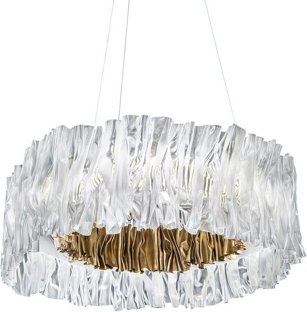 Slamp Accordéon LED-Pendelleuchte in Gold und Transparent, dimmbar mit Casambi und Bluetooth - Bild 1