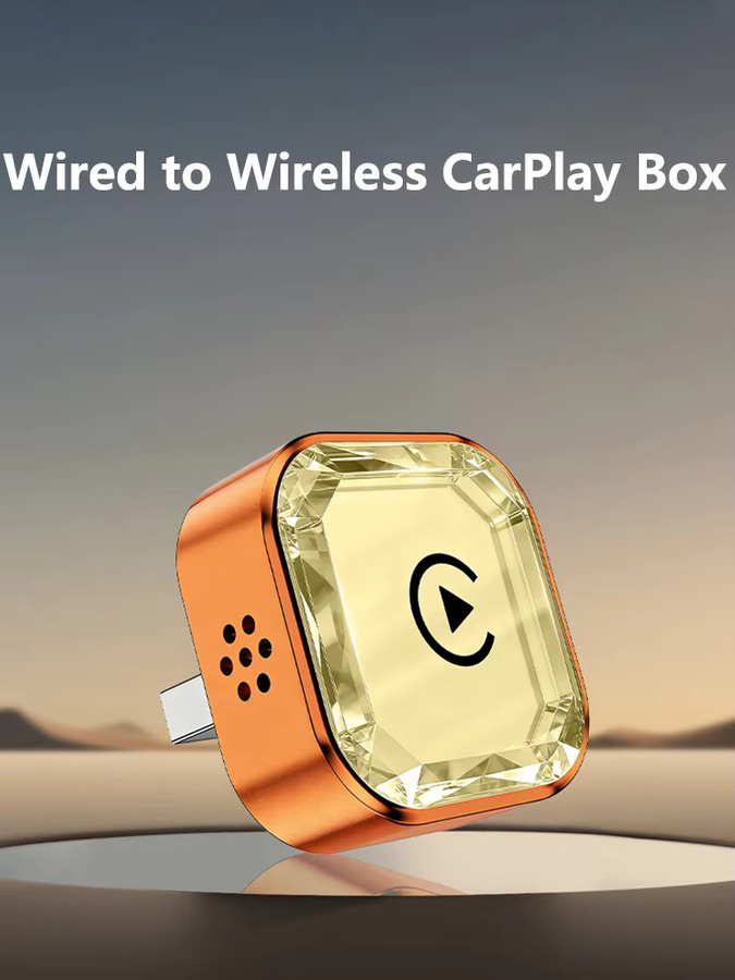 Lenovo 4-in-1 Wireless CarPlay und Android Auto Adapter in Gold mit Wi-Fi für Plug & Play Mirror Link Verbindung - Bild 5