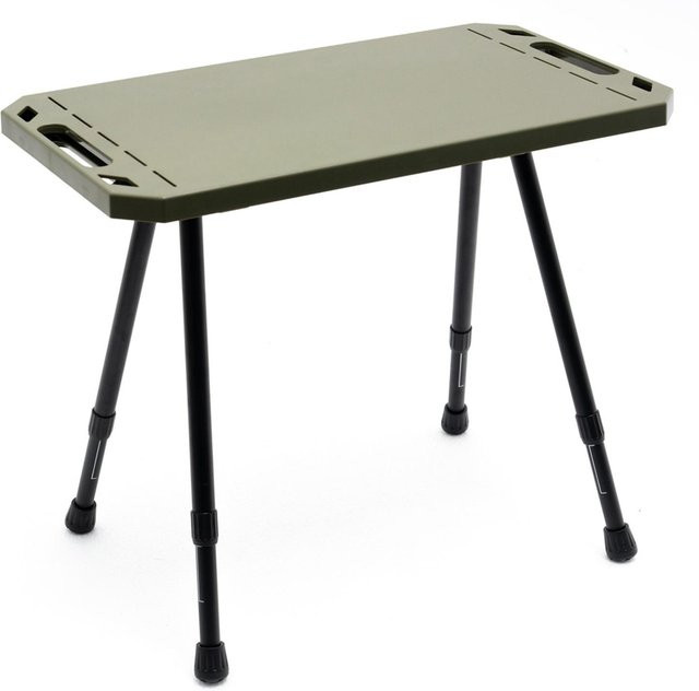 Aimo Faltbarer Campingtisch aus Aluminiumlegierung in Dunkelgrün mit einstellbarer Höhe - Bild 1