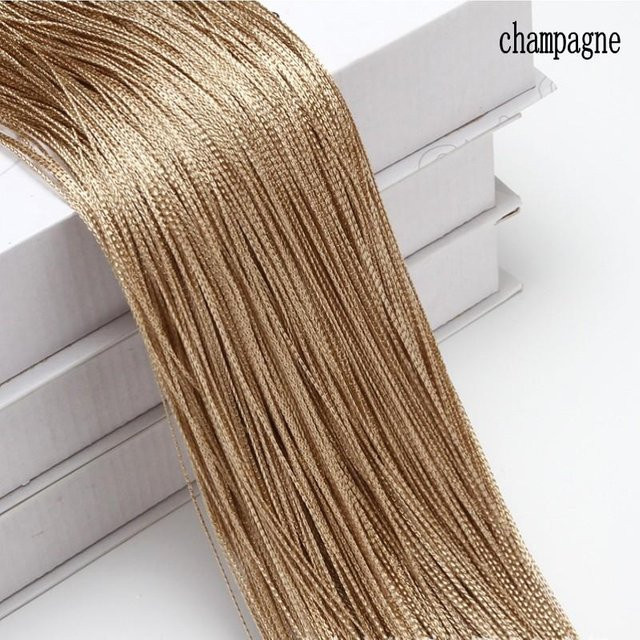 Big S Home Decor Fadenvorhang als Sichtschutz und Raumteiler aus Polyester, Farbe: Beige, Breite: 300 cm, Höhe: 300 cm - Bild 1