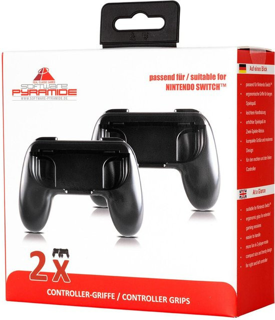 Controller-Griffe für Nintendo Switch Joy-Con in Schwarz - Bild 1